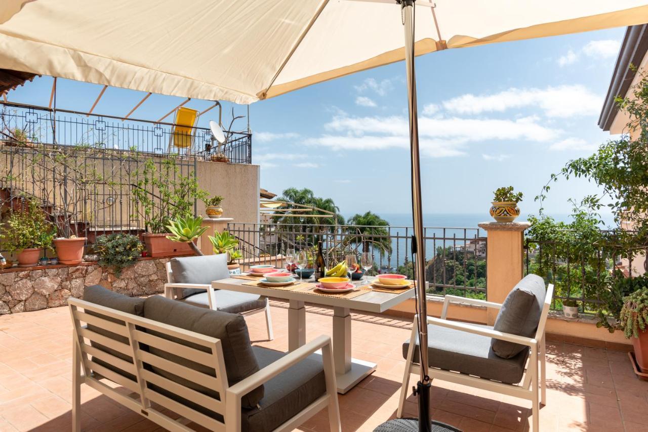 Taormina Panoramic Apartment With Parking Εξωτερικό φωτογραφία